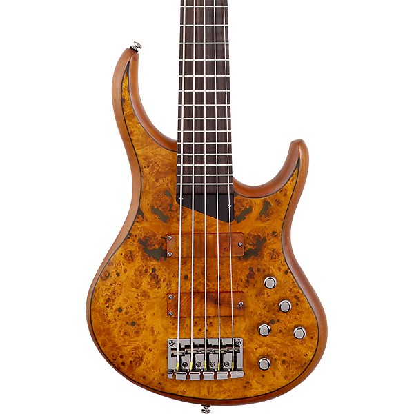 MTD Kingston KZ 5-String Electric Bass Burled Maple Rosewood
