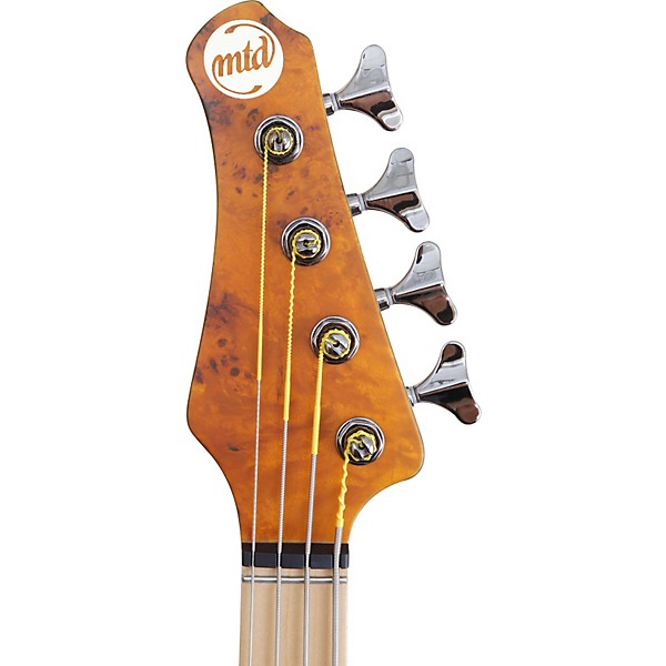 MTD Kingston KZ Left Handed Bass Burled Maple Maple