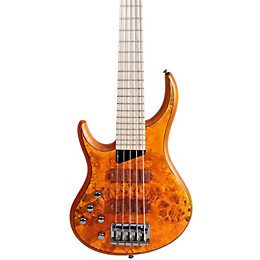 Open Box MTD Kingston KZ 5-String Left Handed Bass Level 1 Burled Maple Maple