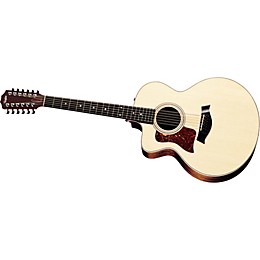 Taylor 455-CE Left-Handed 12-String Jumbo Acoustic-Electric Guitar (2011 Model) Natural