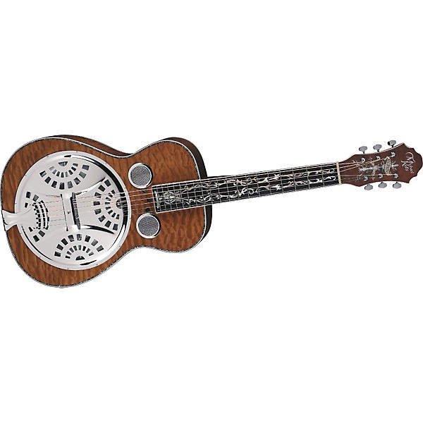 Michael Kelly Bayou Deluxe Square-Neck Resonator Guitar Walnut