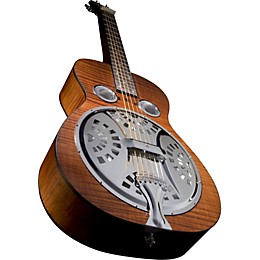 Open Box Dobro Hound Dog Square Neck Resonator Guitar Level 2 Vintage Brown 190839728012