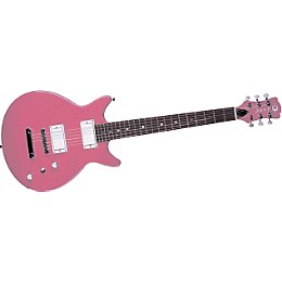 Luna Pandora Double Cutaway Electric Guitar Pink