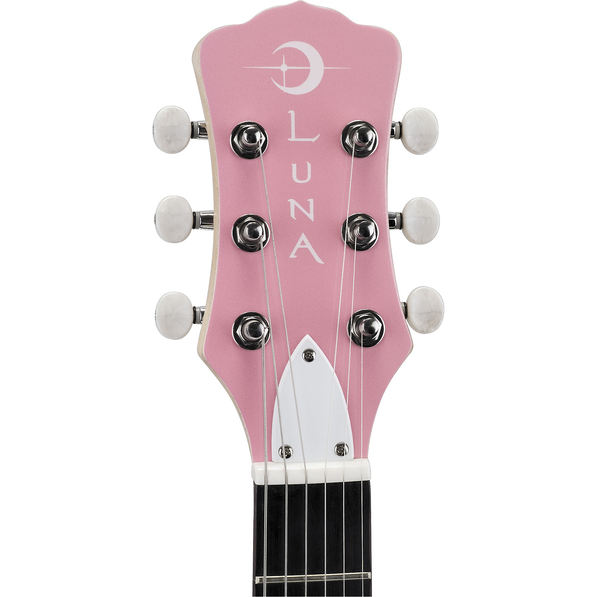 Luna Pandora Double Cutaway Electric Guitar Pink | Guitar Center