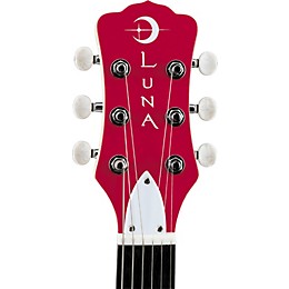 Luna Pandora Single Cutaway Electric Guitar Crimson
