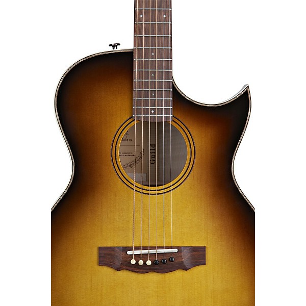 Guild Contemporary Series Willy Porter Signature Model Acoustic-Electric Guitar Iced Tea Burst