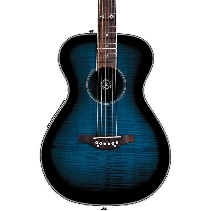 Open Box Daisy Rock Pixie Acoustic-Electric Guitar Level 1 Blueberry Burst