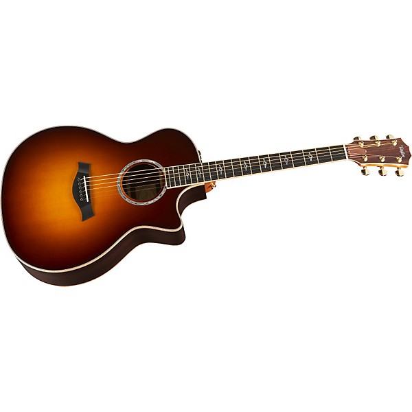 taylor 814ce tobacco sunburst Platinum Taylor 814ce Grand Auditorium Cutaway Acoustic-Electric Guitar Tobacco  Sunburst