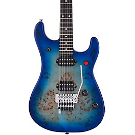 Open Box EVH 5150 Series Deluxe Poplar Burl Level 1 Aqua Burst