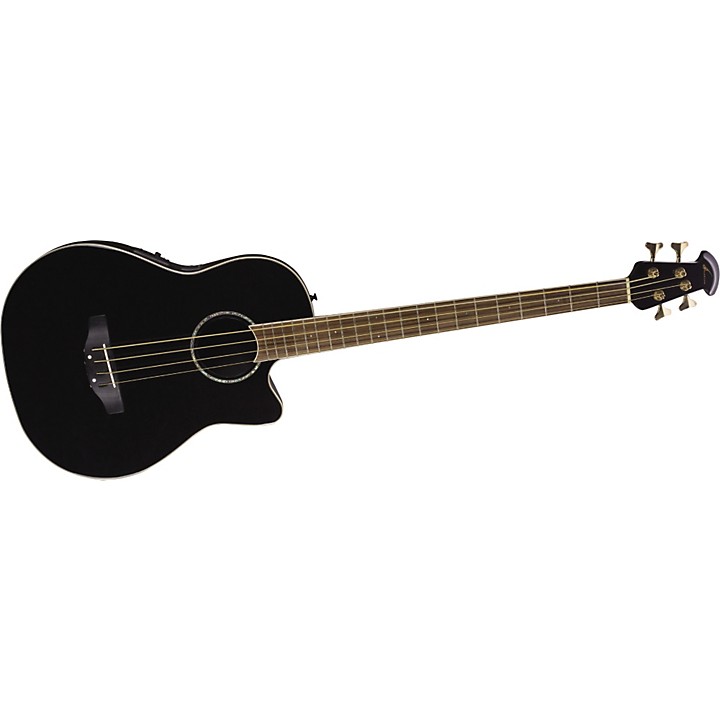 Ovation Celebrity CC2474 Acoustic-Electric Bass Guitar Black