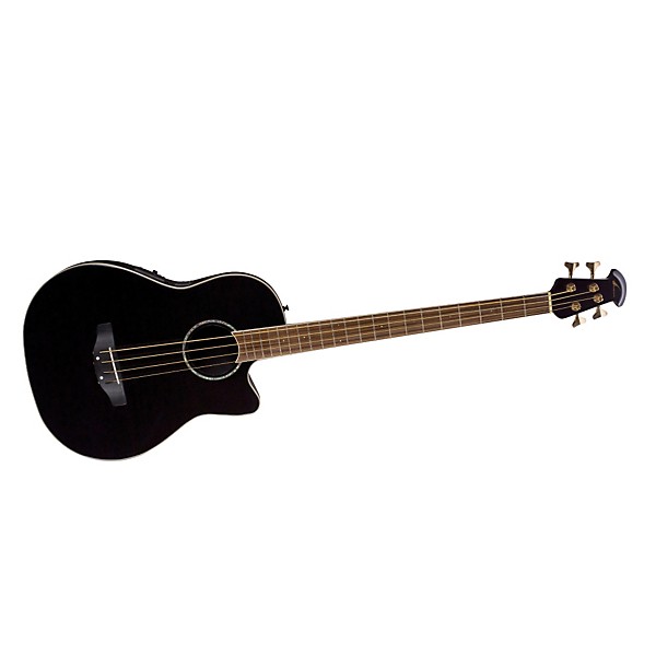 Ovation Celebrity CC2474 Acoustic-Electric Bass Guitar Black