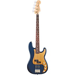 Fender Deluxe P Bass Special 4-String Bass Navy Blue Metallic Rosewood Fretboard