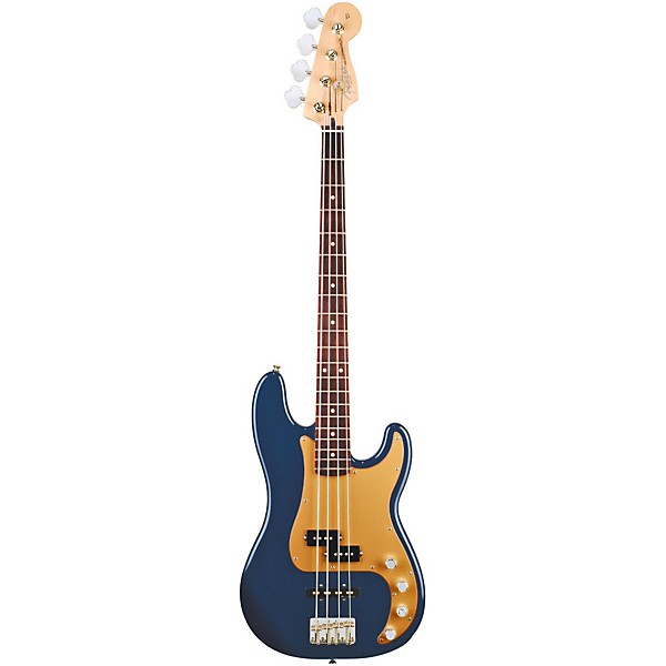 Fender Deluxe P Bass Special 4-String Bass Navy Blue Metallic Rosewood Fretboard