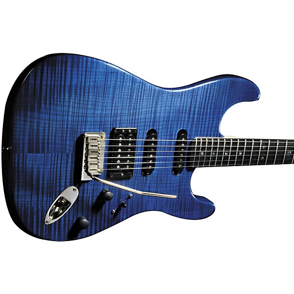 Fender American Deluxe Fat Strat Flamed Maple Top Transparent