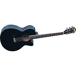 Open Box Washburn EA16 Acoustic-Electric Guitar Level 1 Black Pearl