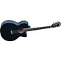 Open Box Washburn EA16 Acoustic-Electric Guitar Level 1 Black Pearl thumbnail