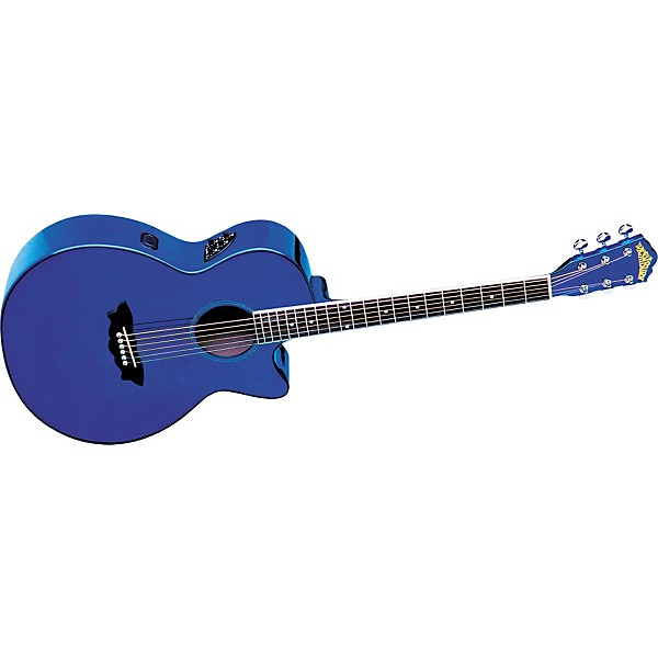 Washburn EA16 Acoustic-Electric Guitar Metallic Blue