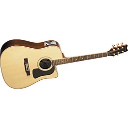 Washburn D10SCEDL Acoustic-Electric Guitar Satin Natural