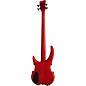 Open Box Warwick Vampyre LTD Bass Guitar Level 1 Transparent Burgundy Red High Polish