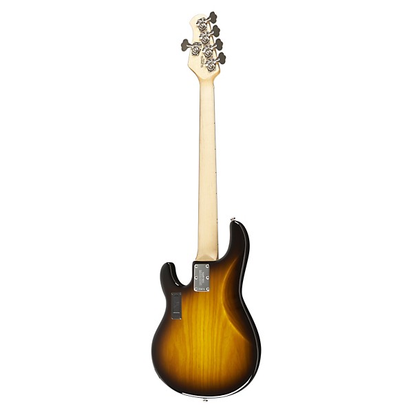 Ernie Ball Music Man StingRay 5 H 5-String Electric Bass Guitar Tobacco Burst Maple Fretboard