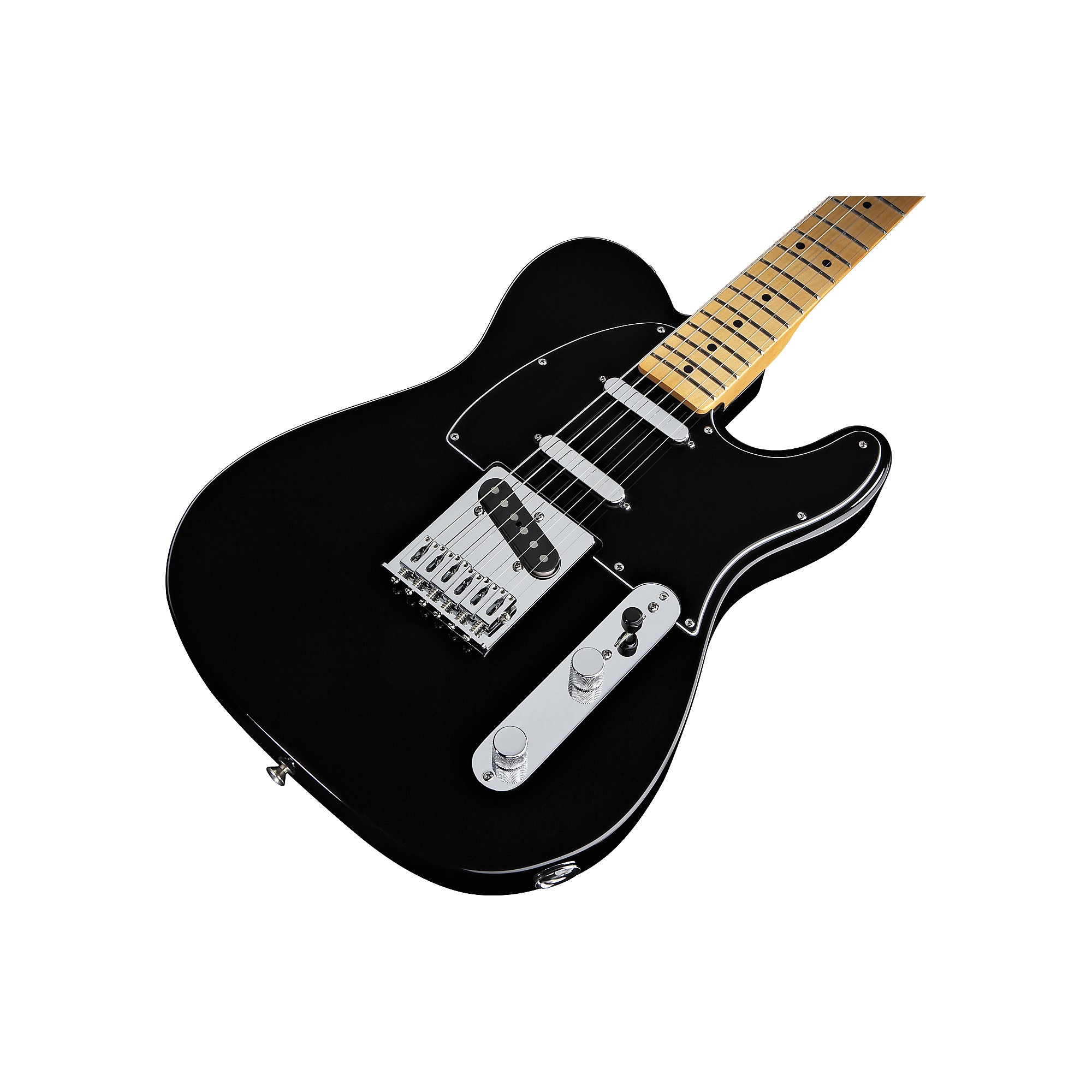 Open Box Fender Deluxe Blackout Telecaster Electric Guitar