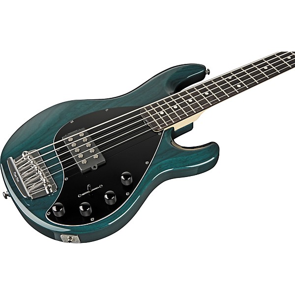 Ernie Ball Music Man StingRay 5 5-String Bass Guitar Translucent