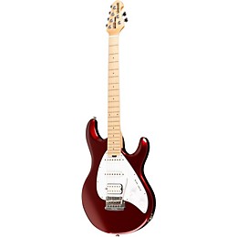 Open Box Ernie Ball Music Man Silhouette Special HSS Tremolo Electric Guitar Level 1 Candy Apple Maple Fretboard