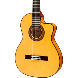 Open Box Cordoba 55FCE Thinbody Acoustic-Electric Nylon String Flamenco Guitar Level 1