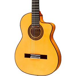 Blemished Cordoba 55FCE Thinbody Acoustic-Electric Nylon String Flamenco Guitar Level 2  888365512266