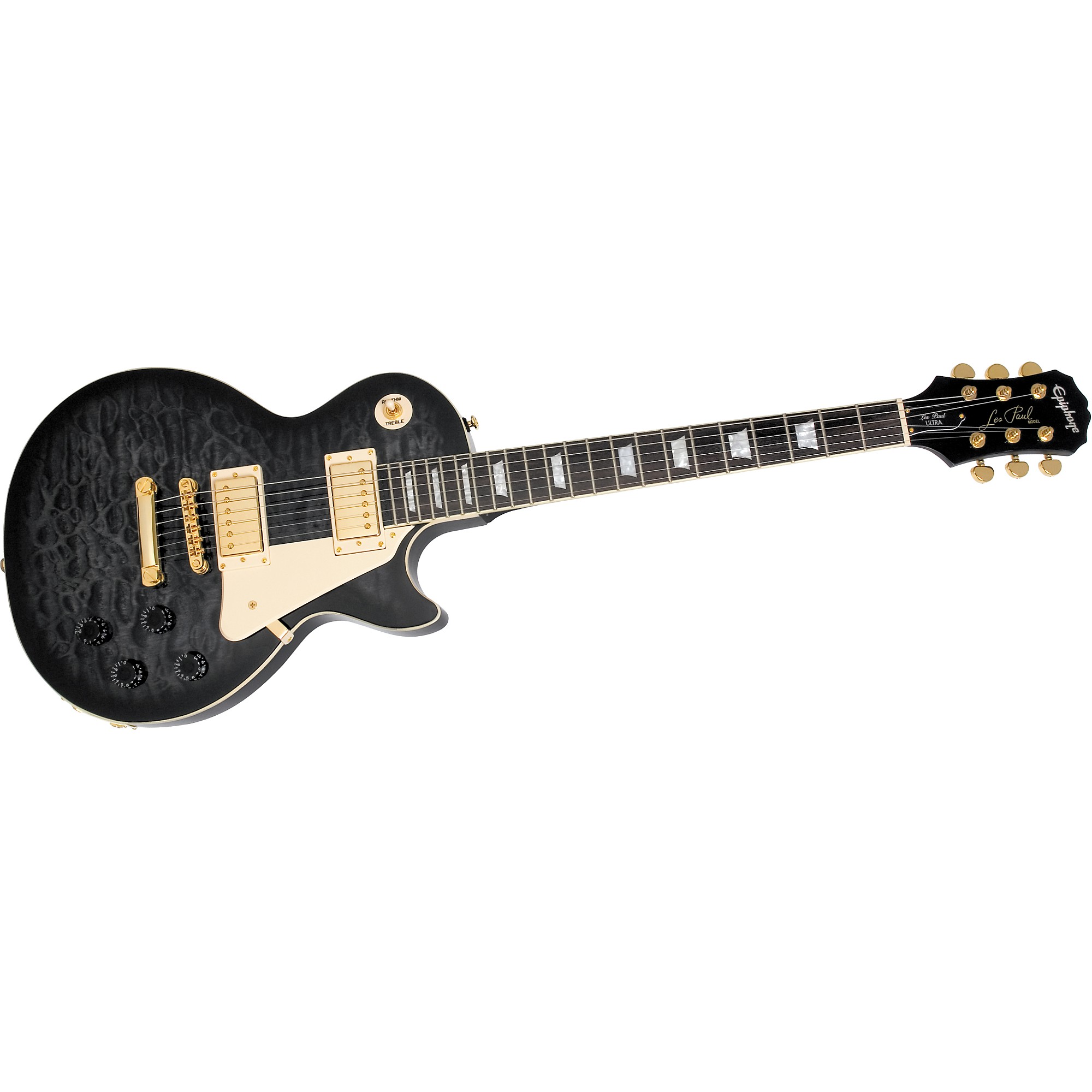 Restock Epiphone Les Paul Ultra-II Electric Guitar Midnight Ebony