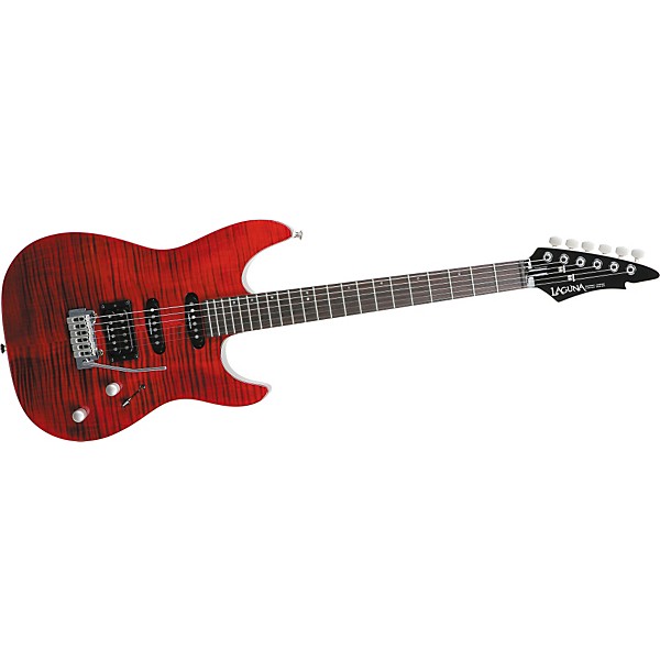 Open Box Laguna LE422 Electric Guitar Transparent Black Cherry