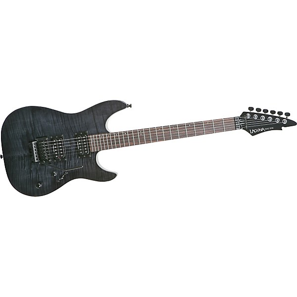 Laguna LE524 HH Electric Guitar Transparent Black