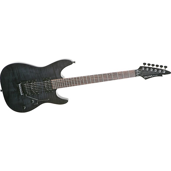 Laguna LE524 HH Electric Guitar Transparent Black