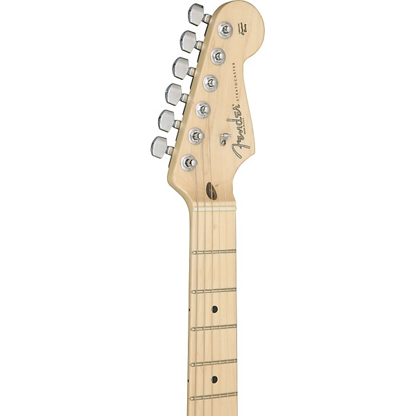 Fender American Standard HSS Stratocaster Electric Guitar Black Maple Fretboard