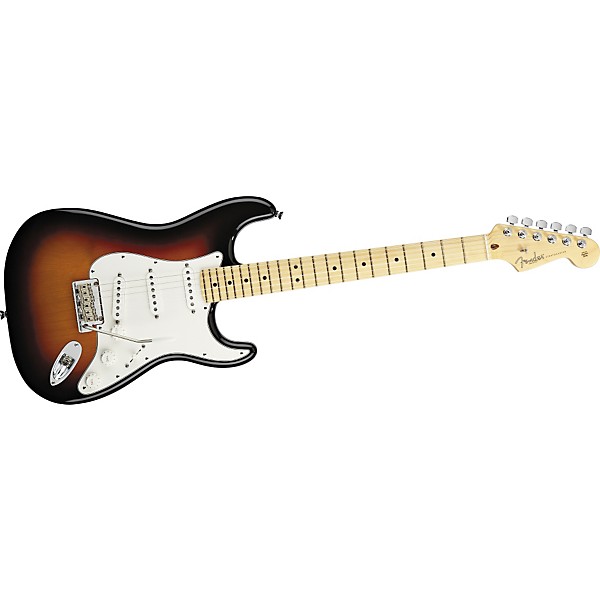 Fender American Standard Stratocaster Electric Guitar 3-Color Sunburst Maple Fretboard