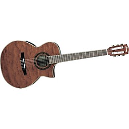 Ibanez EW Series EWN28BGENT Cutaway Nylon String Acoustic-Electric Guitar Natural