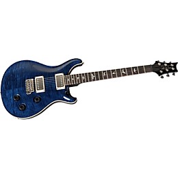 PRS Custom 22 Electric Guitar With Flame Maple 10 Top, Wide Fat Neck And Tremolo Whale Blue Nickel Hardware