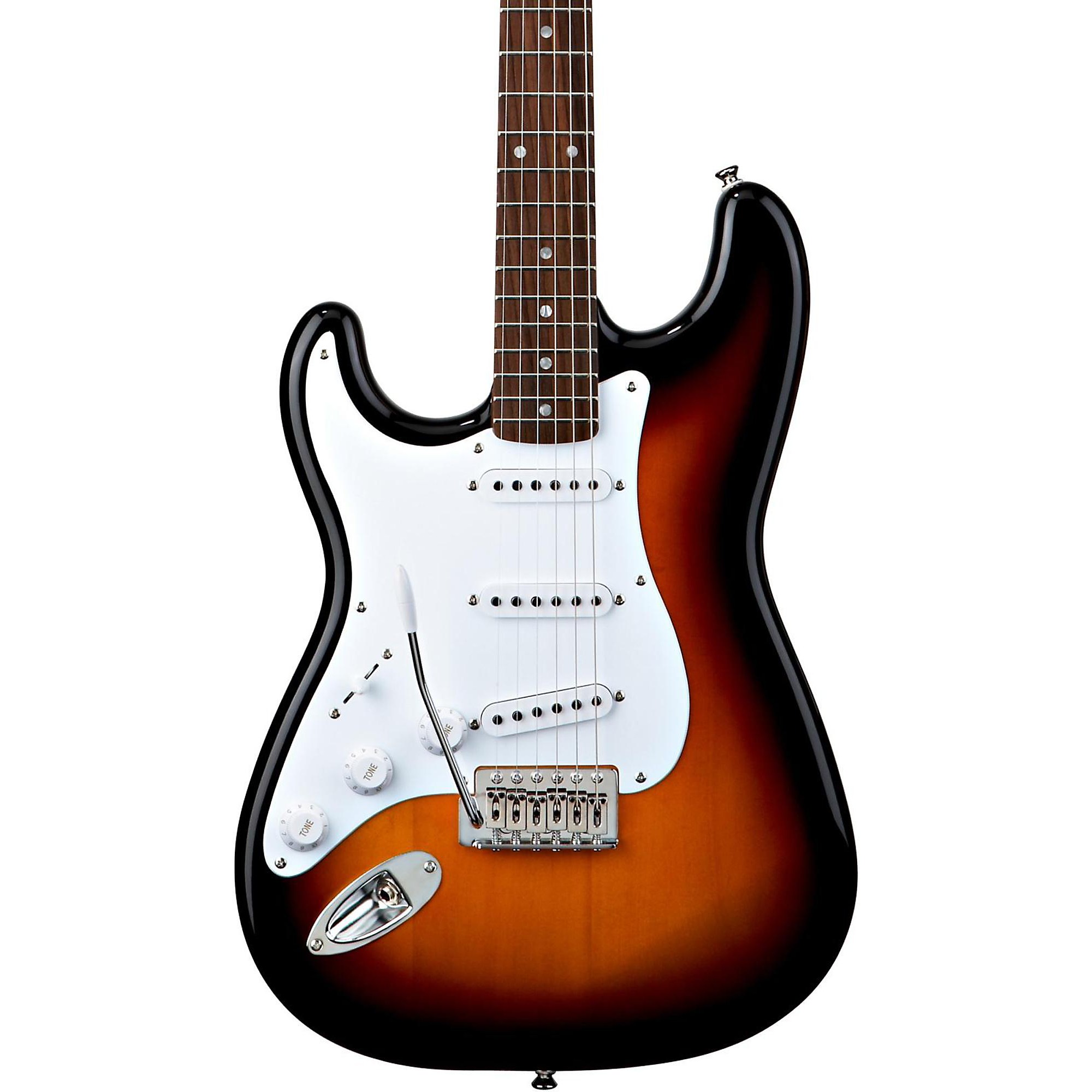 Open Box Squier Stratocaster Left-Handed Electric Guitar Brown