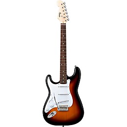 Open Box Squier Stratocaster Left-Handed Electric Guitar Brown