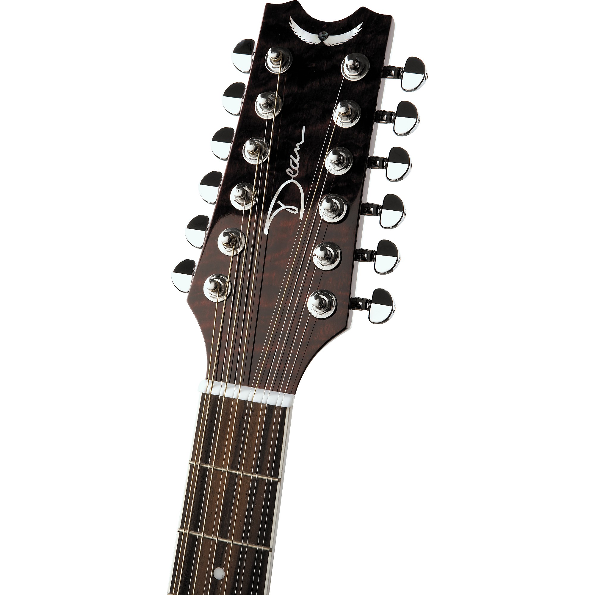 DeliciousTaylormade QUADFACE  NKT×AC Dean ZX Flame Top Solid-Body Electric Guitar - Charcoal Burst