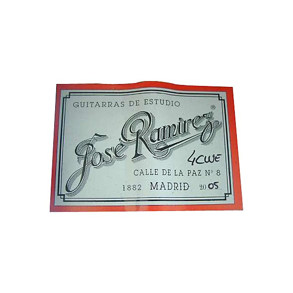 Jose Ramirez 4CWE Classical Cutaway Acoustic-Electric Guitar Natural