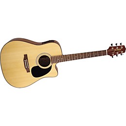 Jasmine Jasmine Series ES33C Dreadnought Acoustic-Electric Guitar Natural