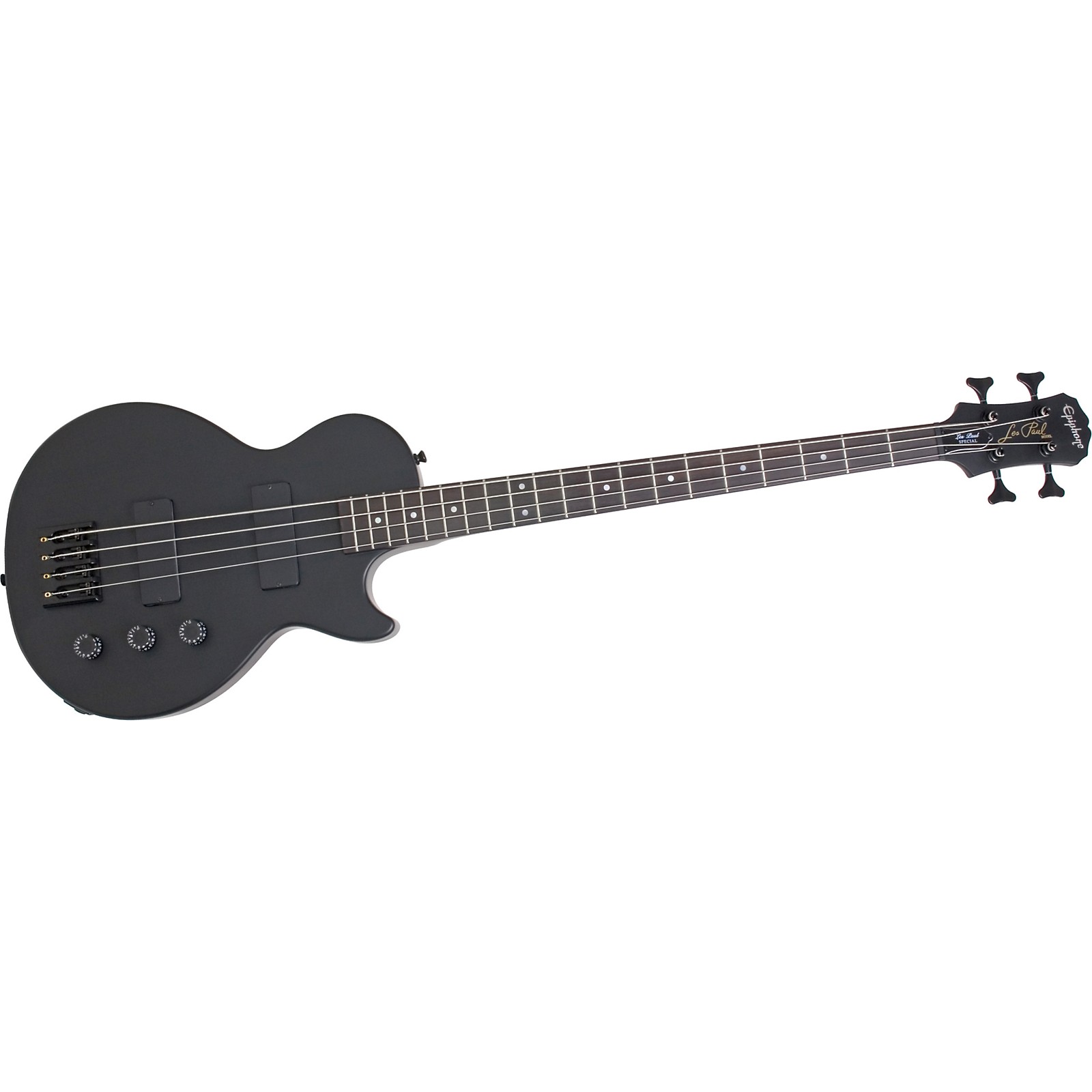 Epiphone Limited Edition Les Paul Special Bass with Flame Maple Top Plain  Black