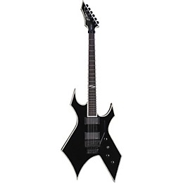 Open Box B.C. Rich NJ Deluxe Warlock Electric Guitar Onyx