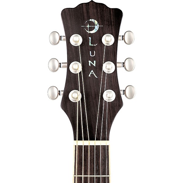 Luna Muse M Dreadnought Acoustic Guitar Satin Natural