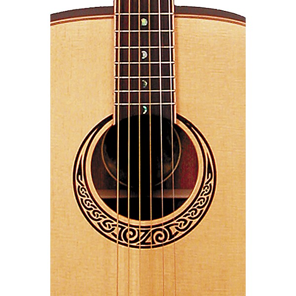 Luna Muse M Dreadnought Acoustic Guitar Satin Natural