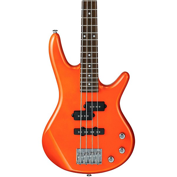 Open Box Ibanez GSRM20 Mikro Short-Scale Bass Guitar Level 2 Roadster Orange Metallic 190839588289
