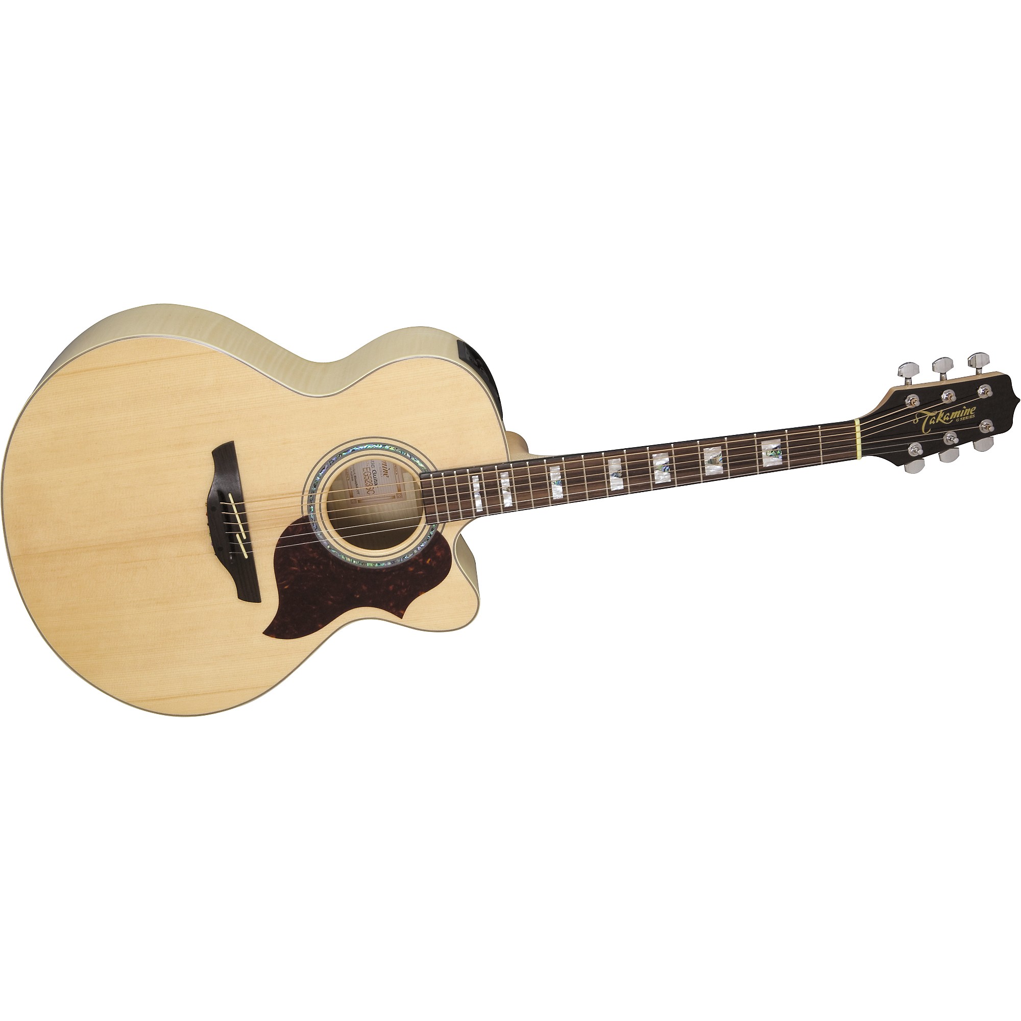 Open Box Takamine EG523SC Acoustic-Electric Guitar Natural