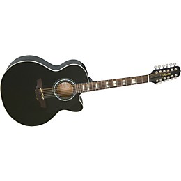 Takamine EG523SC12 12-String Acoustic-Electric Guitar Black