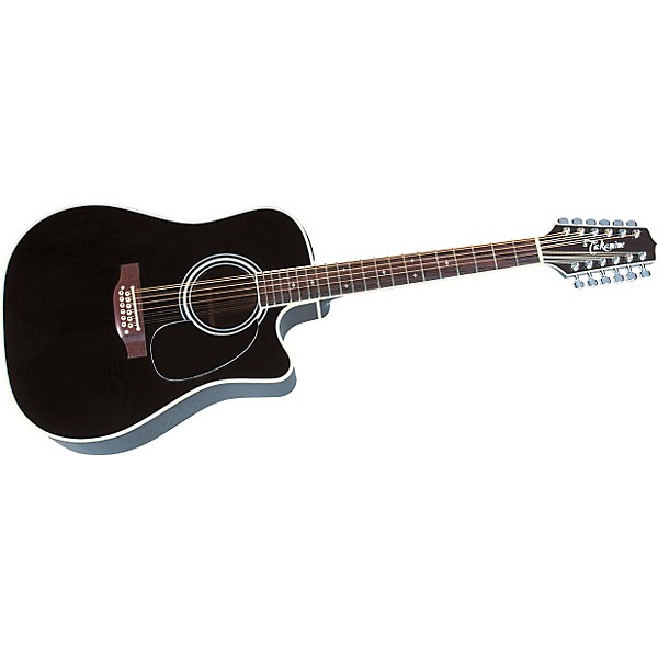 Open Box Takamine EF381SC 12-String Acoustic-Electric Cutaway Guitar Level 2  190839552587